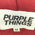 パープルシングス PURPLE THINGS ロゴ刺繍 プルオーバーパーカー メンズ import:M